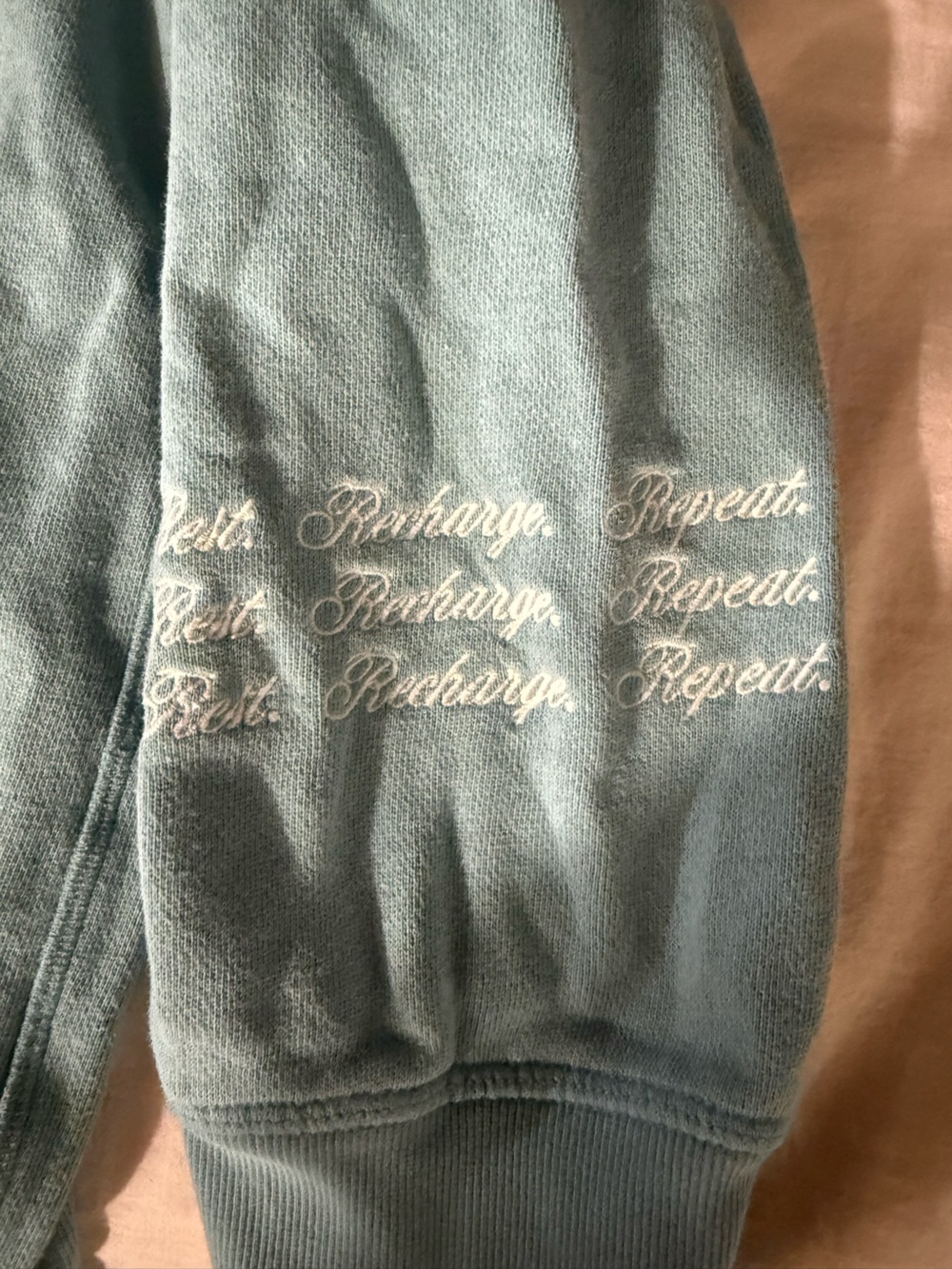 Pink by Victoria secret blue sweatshirt - Picture 2 of 2